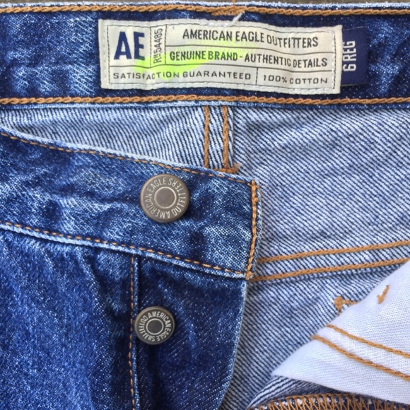 Vintage American Eagle 6 High Rise Denim Mom Jeans - Picture 4 of 8